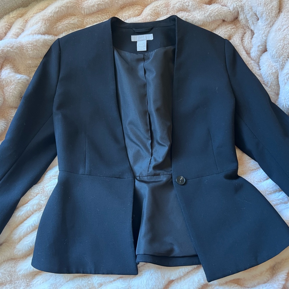 Classic Black Women's Blazer Jacket